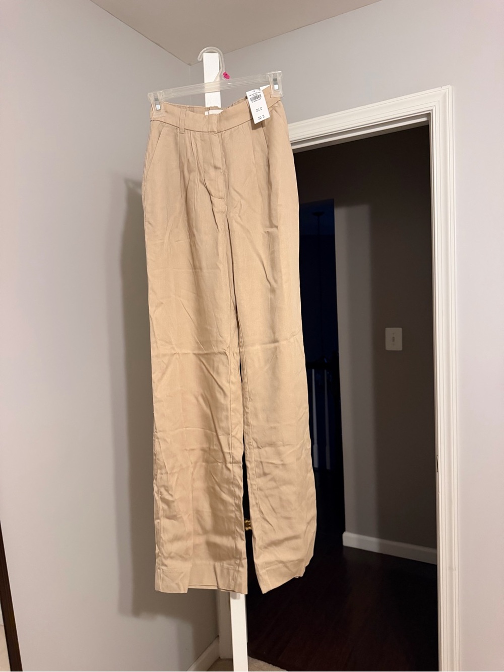Abercrombie & Fitch Khaki Straight-Leg Pants